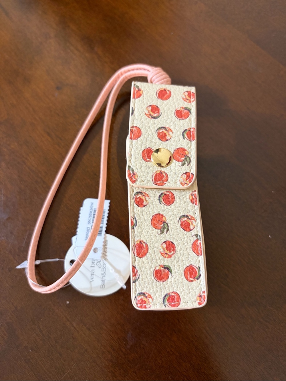 Bath and Body Works x Vera Bradley Peach Print Lipstick Holder